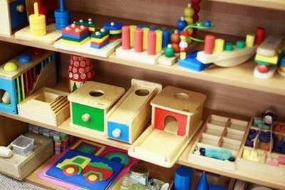 инвентарь для занятий монтессори